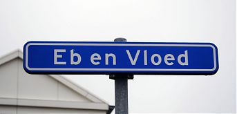 Schild Eb en Vloed