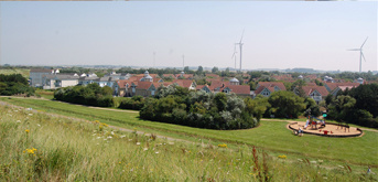 Ausblick auf den Ferienpark de Banjaard